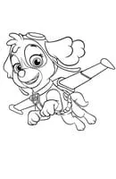 Paw Patrol kleurplaat 12